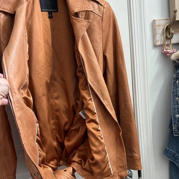 Banana Republic Lamb Leather Jacket - Picture 11 of 11